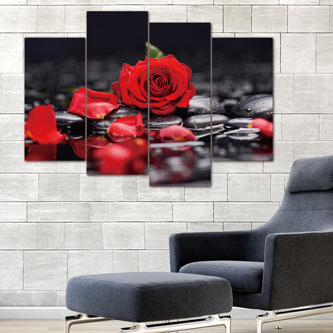 Printed Flowers Canvas