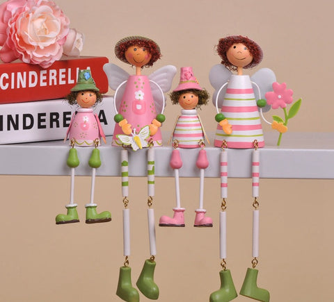 Handmade Family Painted Wooden Dolls