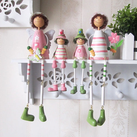 Handmade Family Painted Wooden Dolls