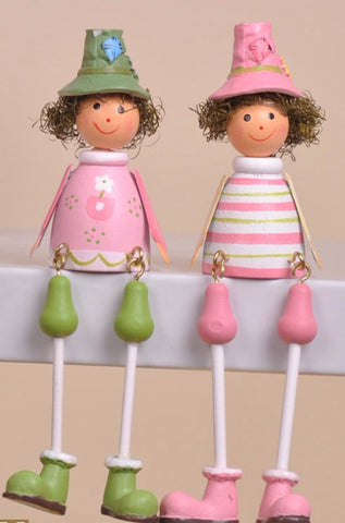 Handmade Family Painted Wooden Dolls