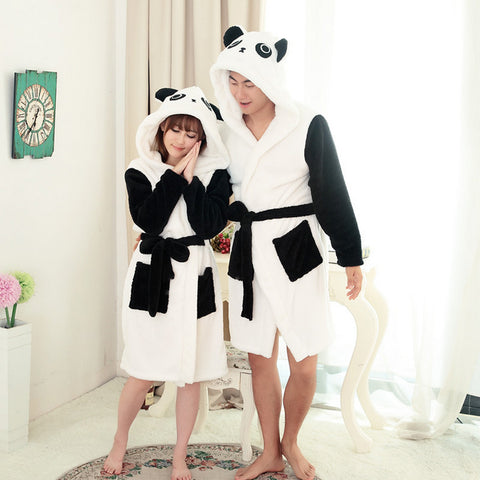 Panda Theme Bathrobe