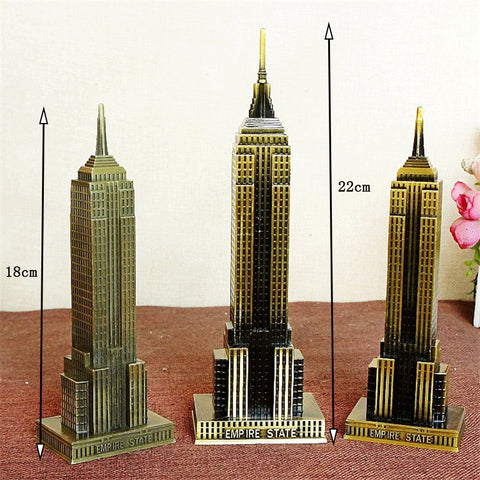 Metal Type Empire State Building