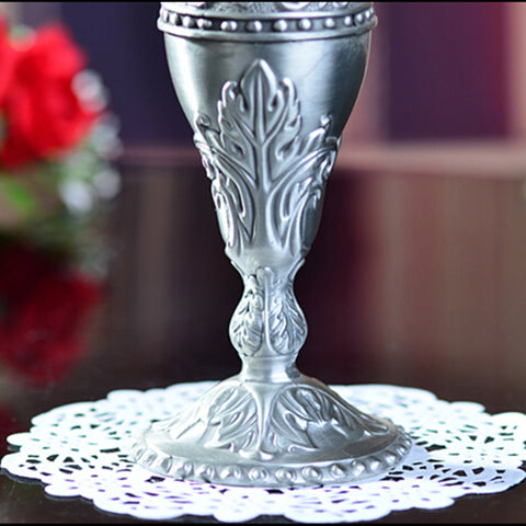 Plated Pewter  Flower Vase