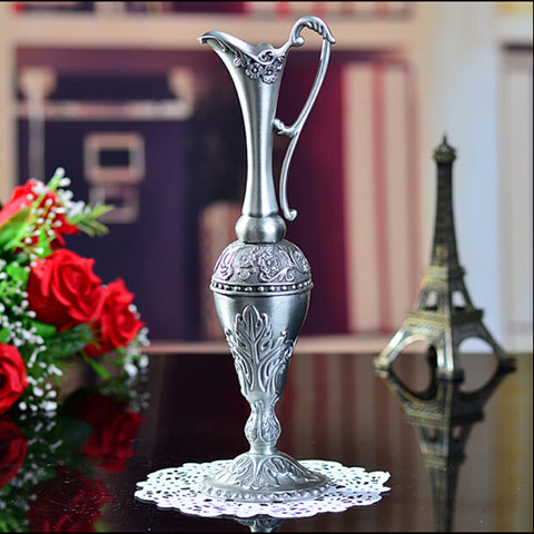 Plated Pewter  Flower Vase