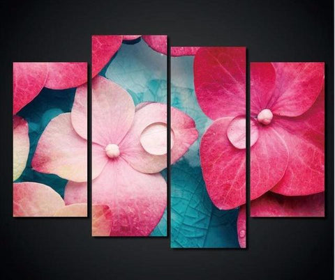 Printed Flowers Canvas