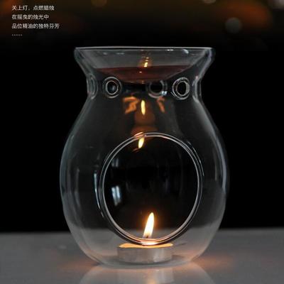 Mosaic Glass Candle Lamp