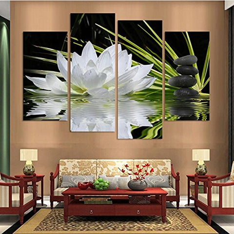 Printed Flowers Canvas