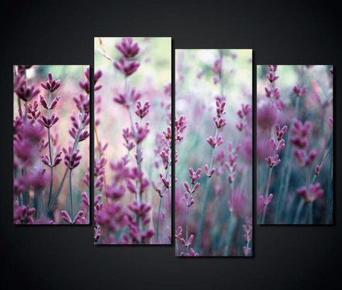 Printed Flowers Canvas